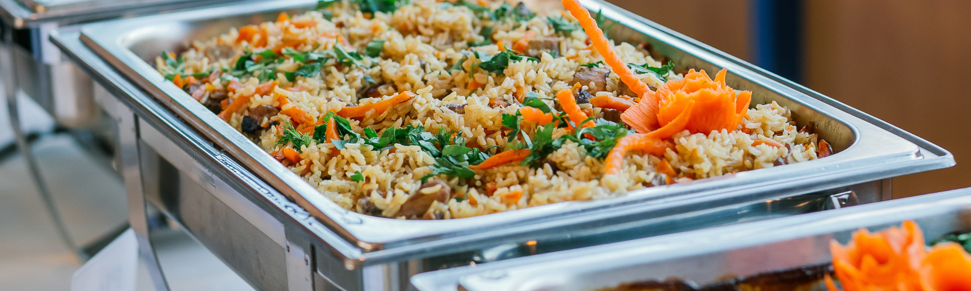 delicious pan of rice pilaf