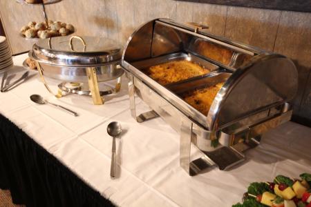 Food buffet setup 
